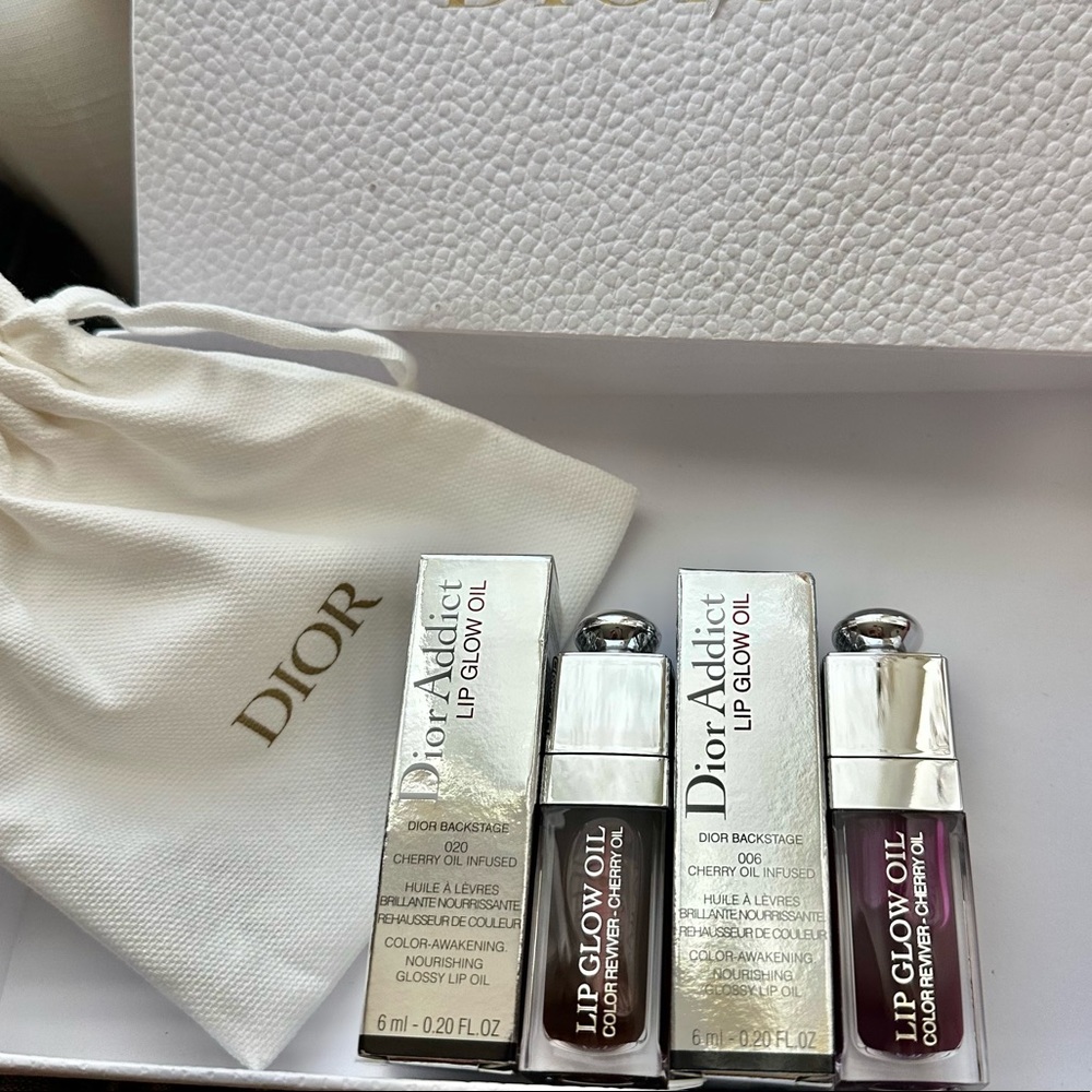 DIOR LIP OILS MAHOGANY & BERRY